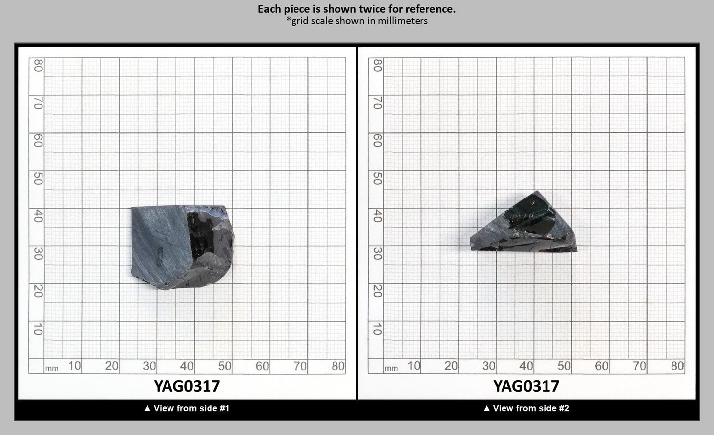 Orange YAG Faceting Rough for Gem Cutting - Various Sizes : YAG0317