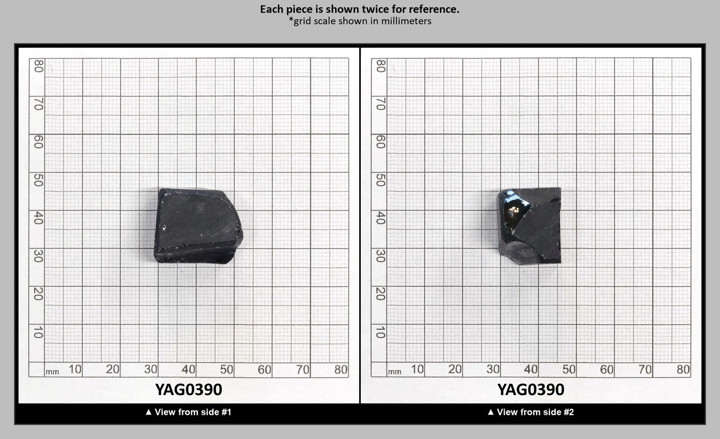 Blue YAG Faceting Rough for Gem Cutting - Various Sizes : YAG0390