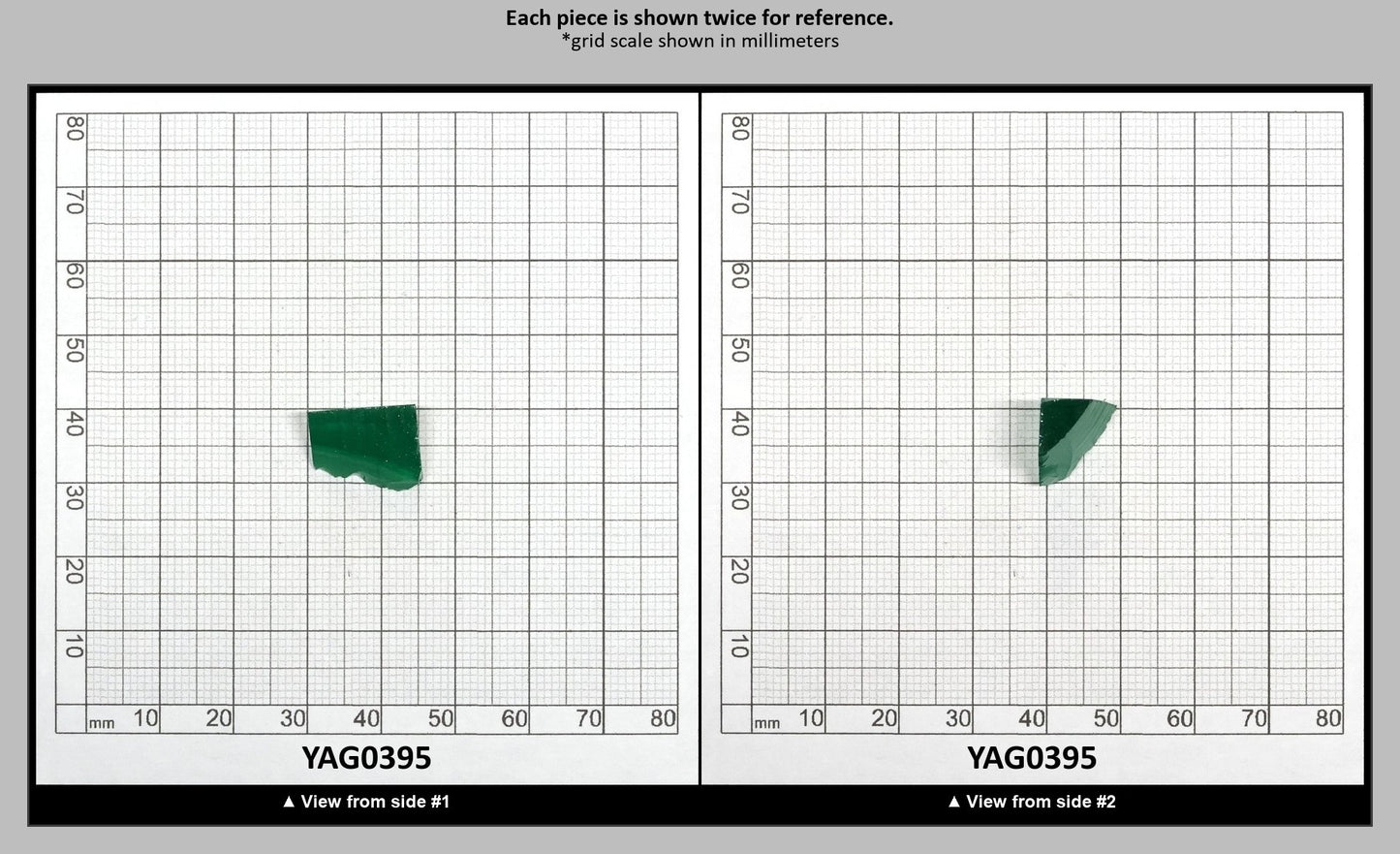 Green Garnet CTH:YAG Faceting Rough for Gem Cutting - Various Sizes : YAG0395