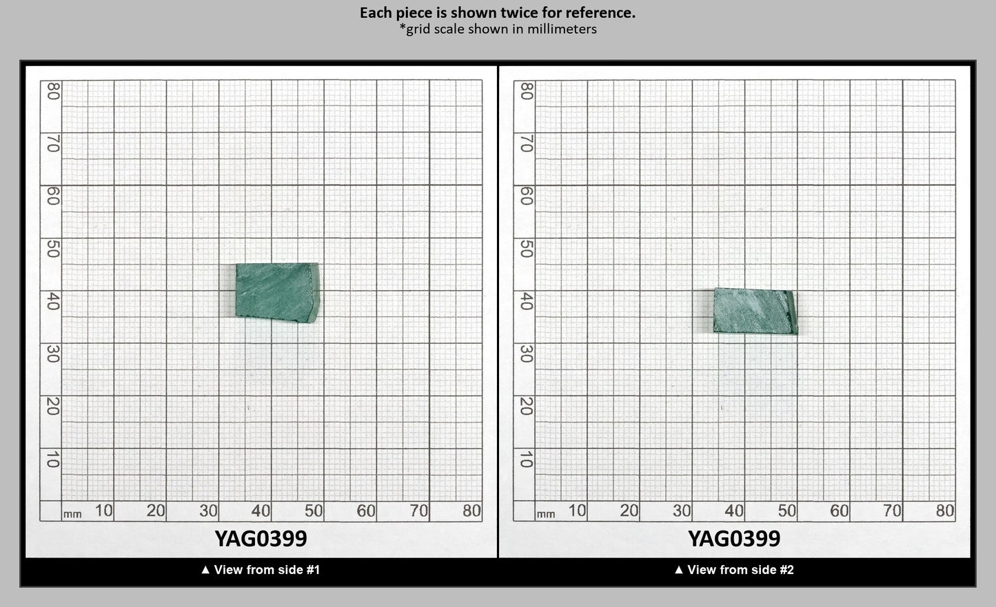 Green Garnet CTH:YAG Faceting Rough for Gem Cutting - Various Sizes : YAG0399