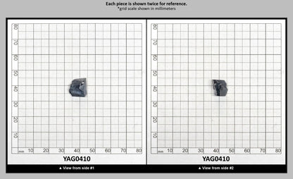 Grey YAG Faceting Rough for Gem Cutting - Various Sizes : YAG0410