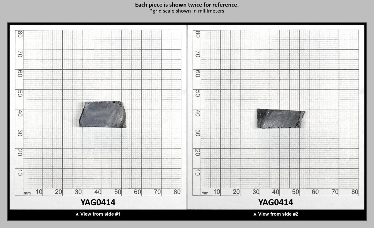Grey YAG Faceting Rough for Gem Cutting - Various Sizes : YAG0414
