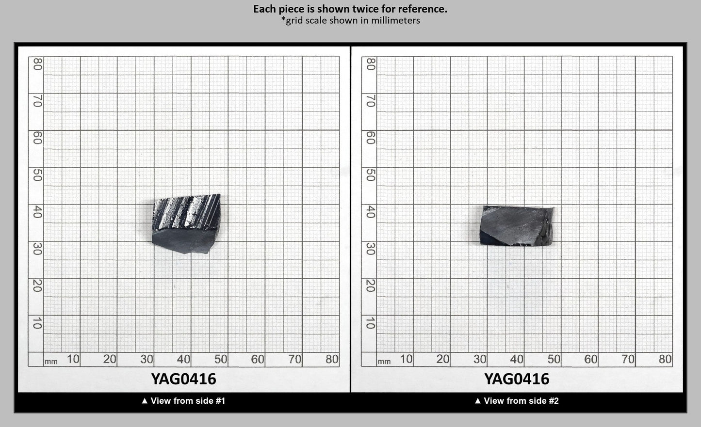 Grey YAG Faceting Rough for Gem Cutting - Various Sizes : YAG0416