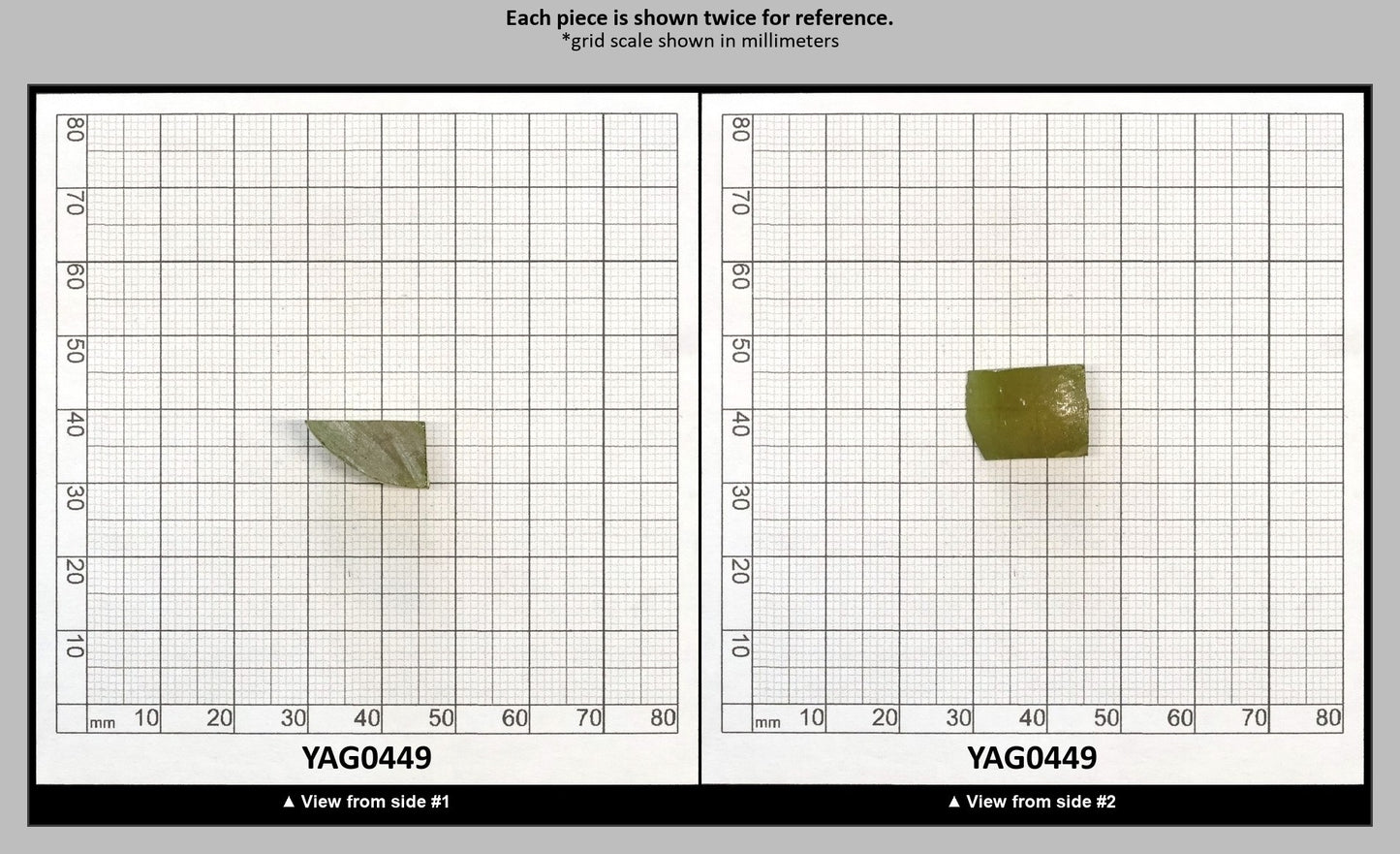 Zombie YAG Faceting Rough for Gem Cutting - Various Sizes : YAG0449