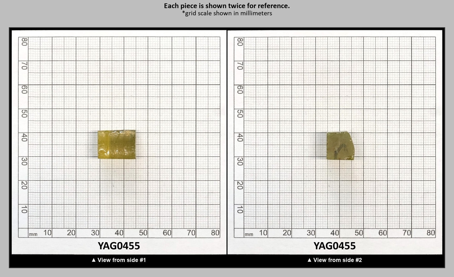 Zombie YAG Faceting Rough for Gem Cutting - Various Sizes : YAG0455
