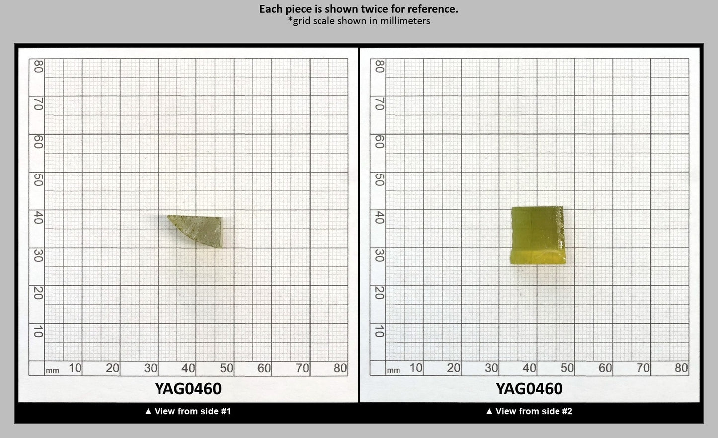 Zombie YAG Faceting Rough for Gem Cutting - Various Sizes : YAG0460