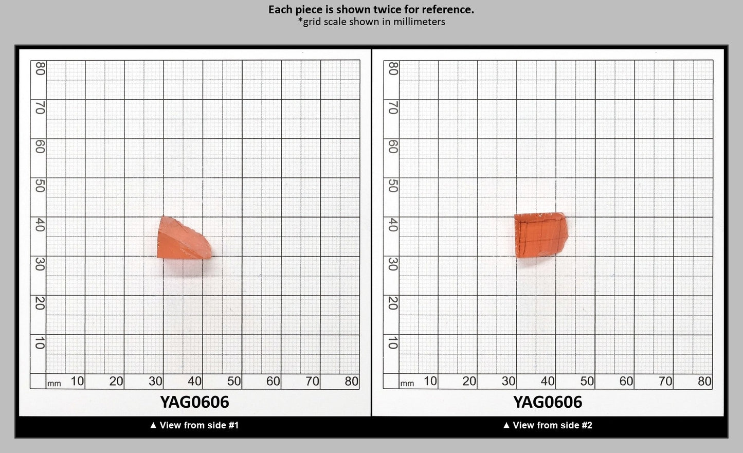 Pink YAG Faceting Rough for Gem Cutting - Various Sizes : YAG0606