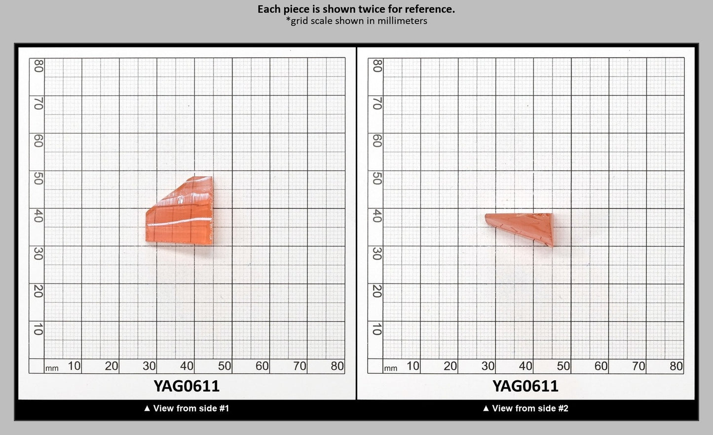 Pink YAG Faceting Rough for Gem Cutting - Various Sizes : YAG0611