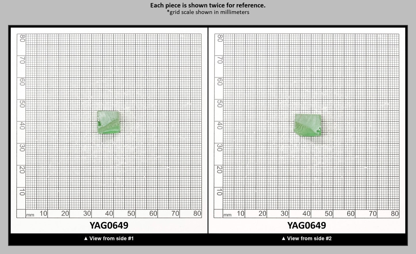 Christmas Garnet YAG Cr3+:YAG Faceting Rough for Gem Cutting - Various Sizes : YAG0649