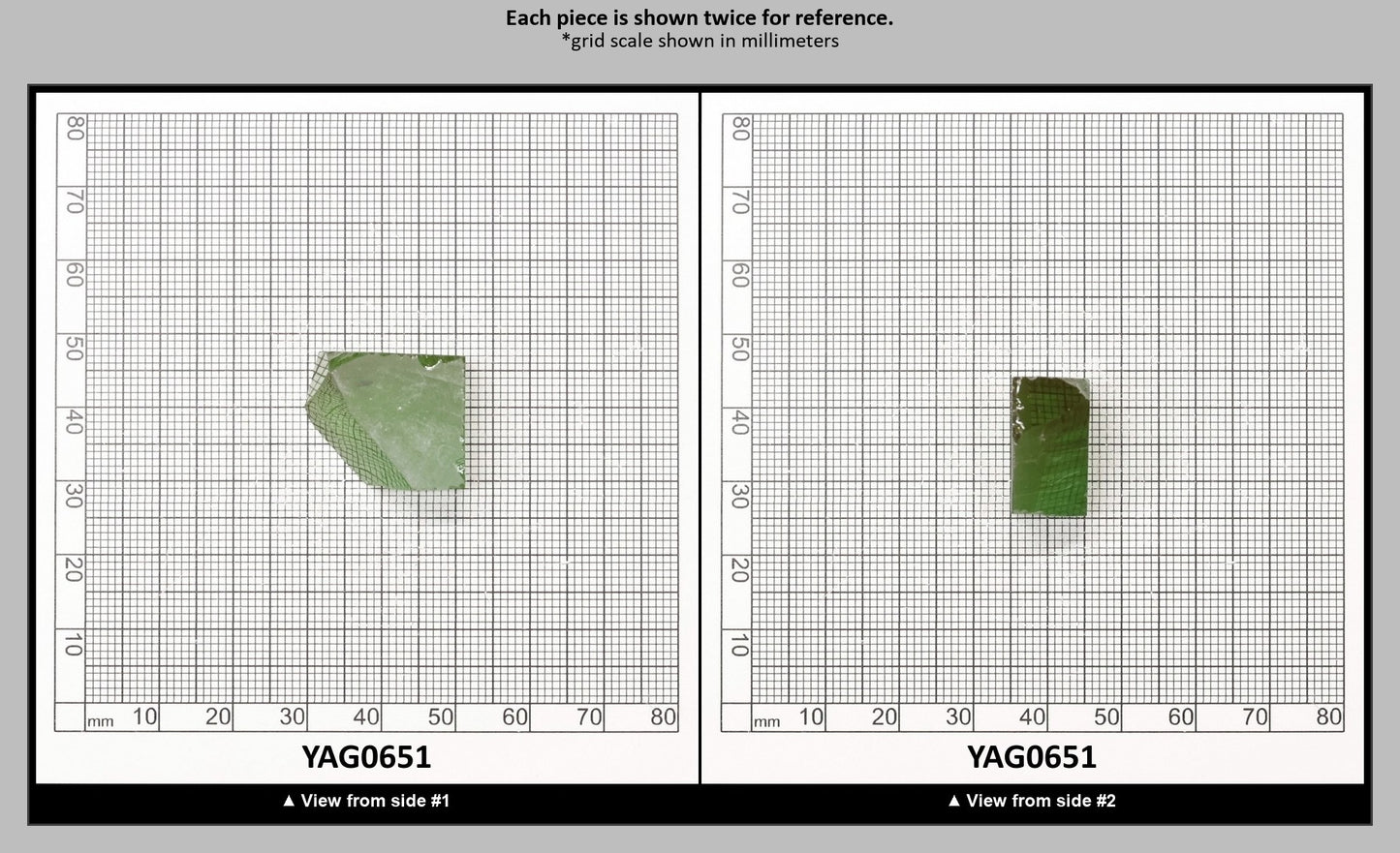 Christmas Garnet YAG Cr3+:YAG Faceting Rough for Gem Cutting - Various Sizes : YAG0651