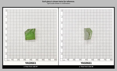 Christmas Garnet YAG Cr3+:YAG Faceting Rough for Gem Cutting - Various Sizes : YAG0661