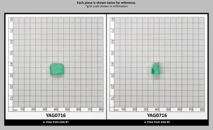 Green (Tsavorite) Garnet V:YAG Faceting Rough for Gem Cutting - Various Sizes : YAG0716