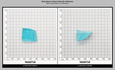 Paraiba Colored Garnet Yb:YAG Faceting Rough for Gem Cutting - Various Sizes : YAG0718