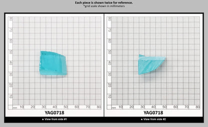 Paraiba Colored Garnet Yb:YAG Faceting Rough for Gem Cutting - Various Sizes : YAG0718