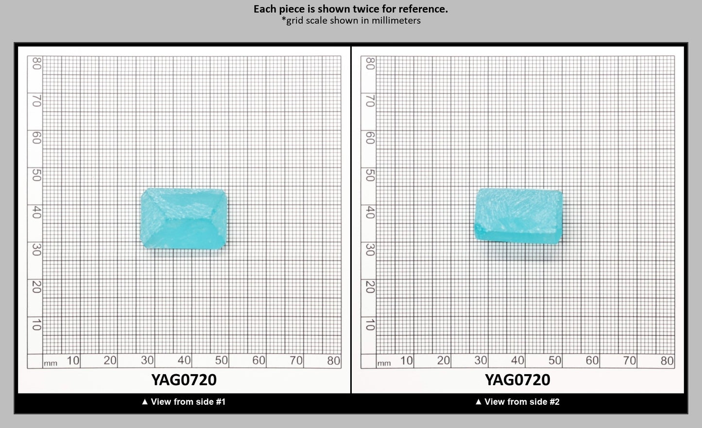 Paraiba Colored Garnet Yb:YAG Faceting Rough for Gem Cutting - Various Sizes : YAG0720