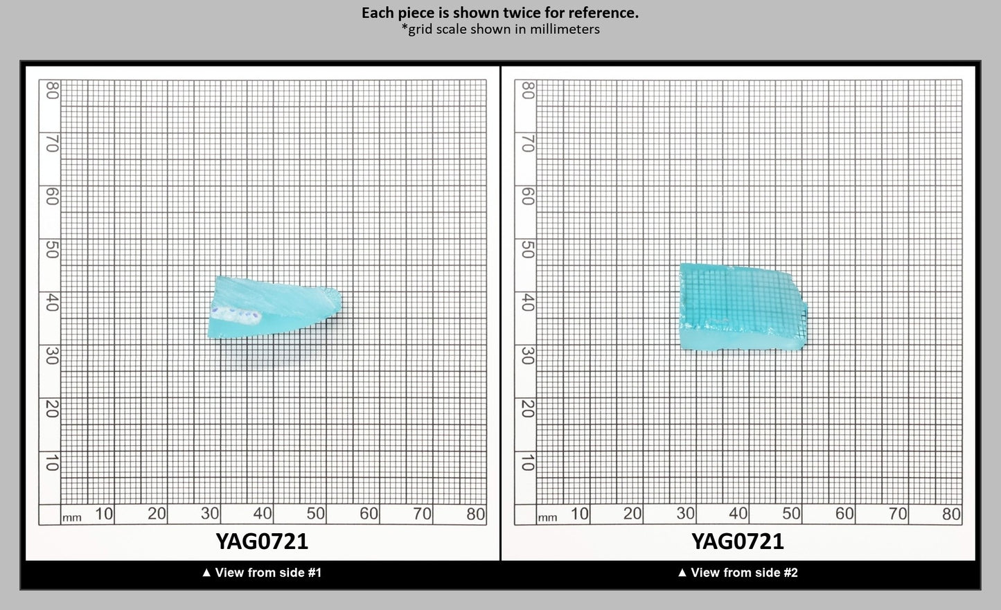 Paraiba Colored Garnet Yb:YAG Faceting Rough for Gem Cutting - Various Sizes : YAG0721