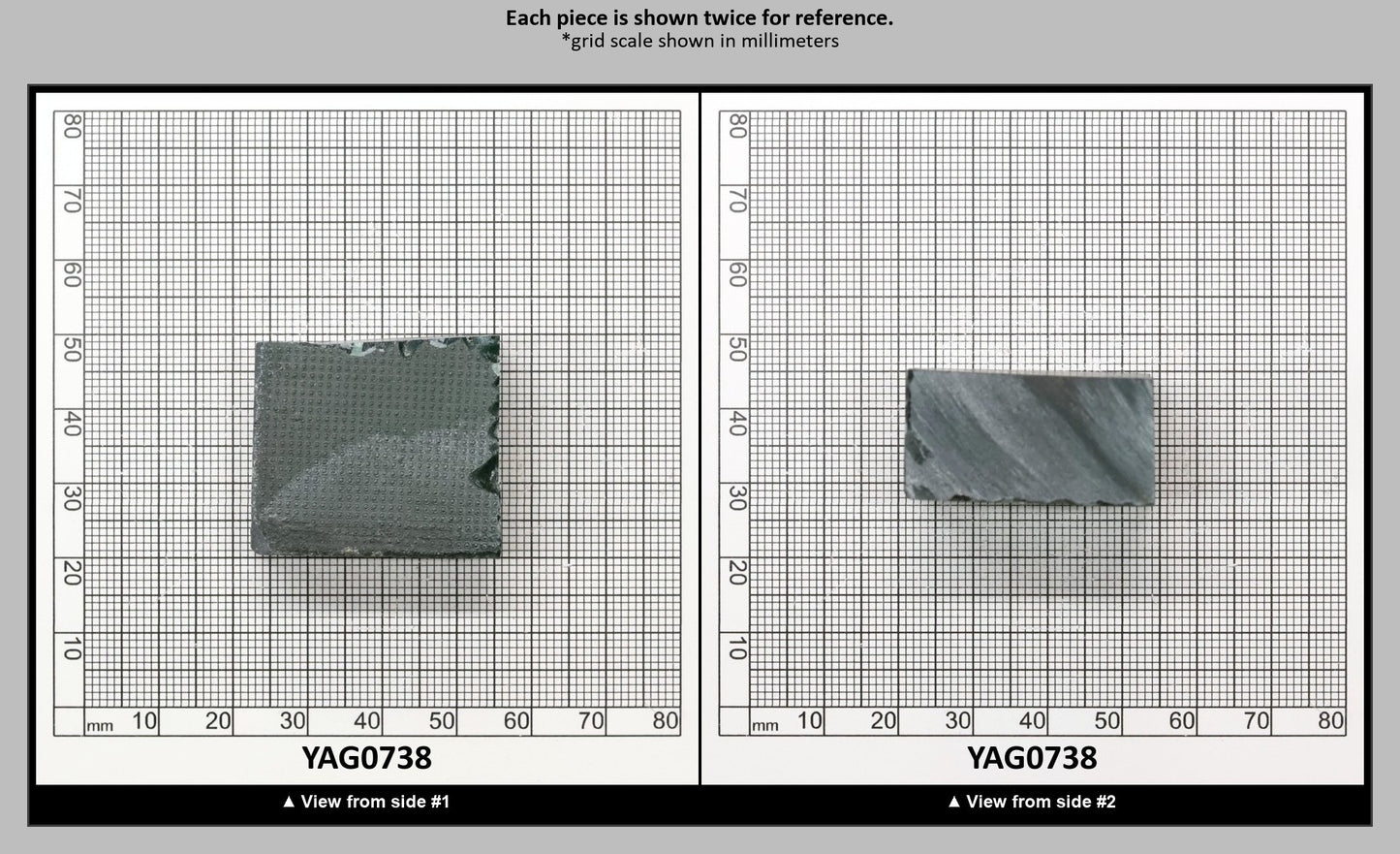 Green (Tsavorite) Polycrystalline (Ceramic) YAG - Faceting Rough : YAG0738