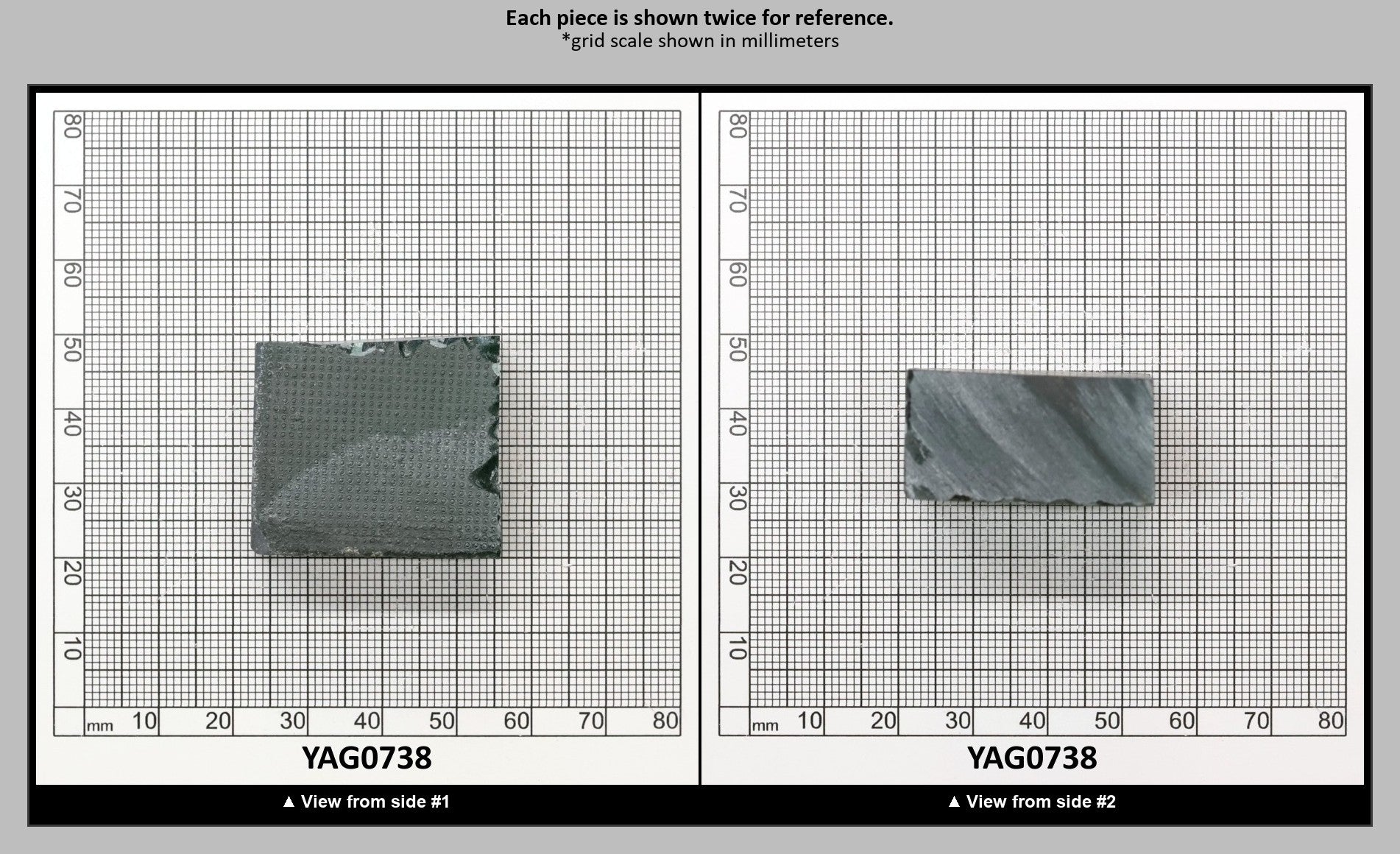 Green (Tsavorite) Polycrystalline (Ceramic) YAG - Faceting Rough : YAG0738