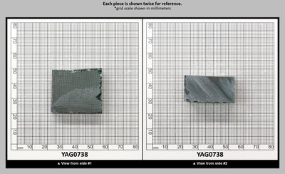 Green (Tsavorite) Polycrystalline (Ceramic) YAG - Faceting Rough : YAG0738