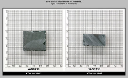 Green (Tsavorite) Polycrystalline (Ceramic) YAG - Faceting Rough : YAG0738