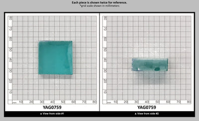Paraiba YAG Polycrystalline (Ceramic) Faceting Rough : YAG0759