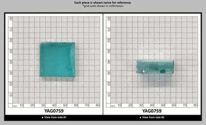 Paraiba YAG Polycrystalline (Ceramic) Faceting Rough : YAG0759