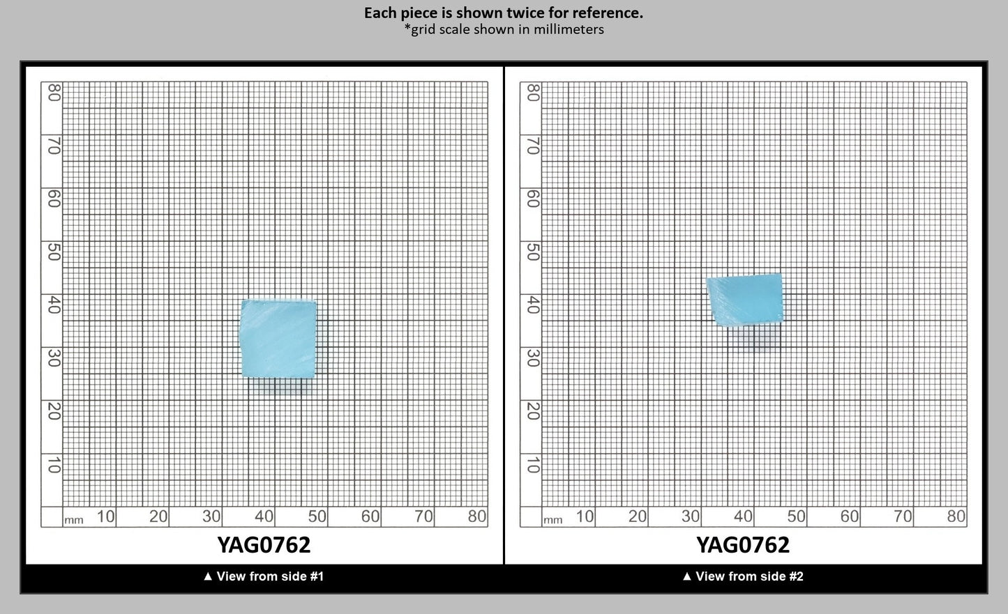 Paraiba Colored Garnet Yb:YAG Faceting Rough for Gem Cutting - Various Sizes : YAG0762