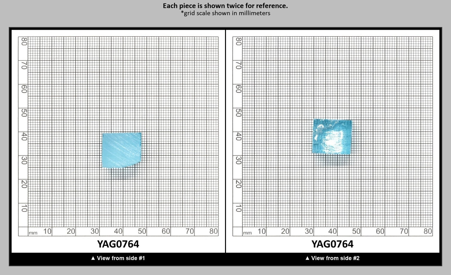 Paraiba Colored Garnet Yb:YAG Faceting Rough for Gem Cutting - Various Sizes : YAG0764