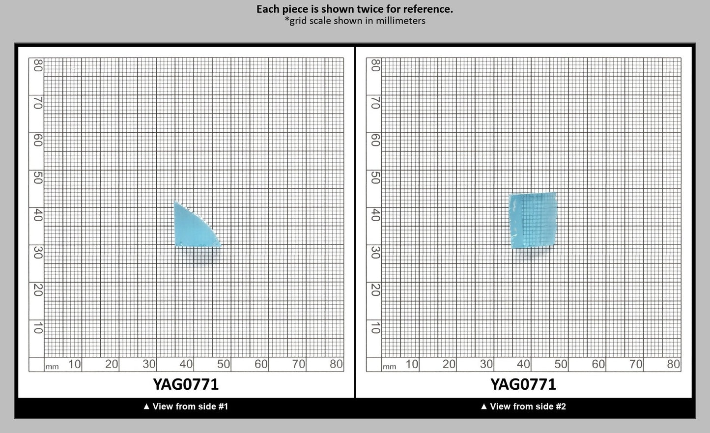 Paraiba Colored Garnet Yb:YAG Faceting Rough for Gem Cutting - Various Sizes : YAG0771