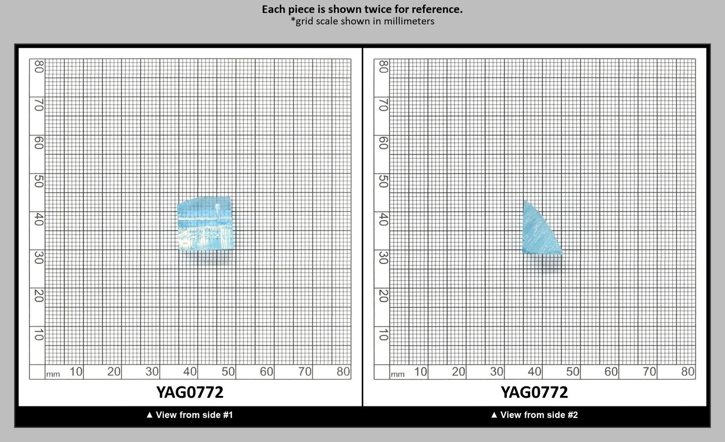 Paraiba Colored Garnet Yb:YAG Faceting Rough for Gem Cutting - Various Sizes : YAG0772