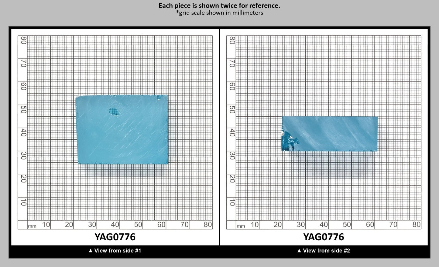 Paraiba Colored Garnet Yb:YAG Faceting Rough for Gem Cutting - Various Sizes : YAG0776