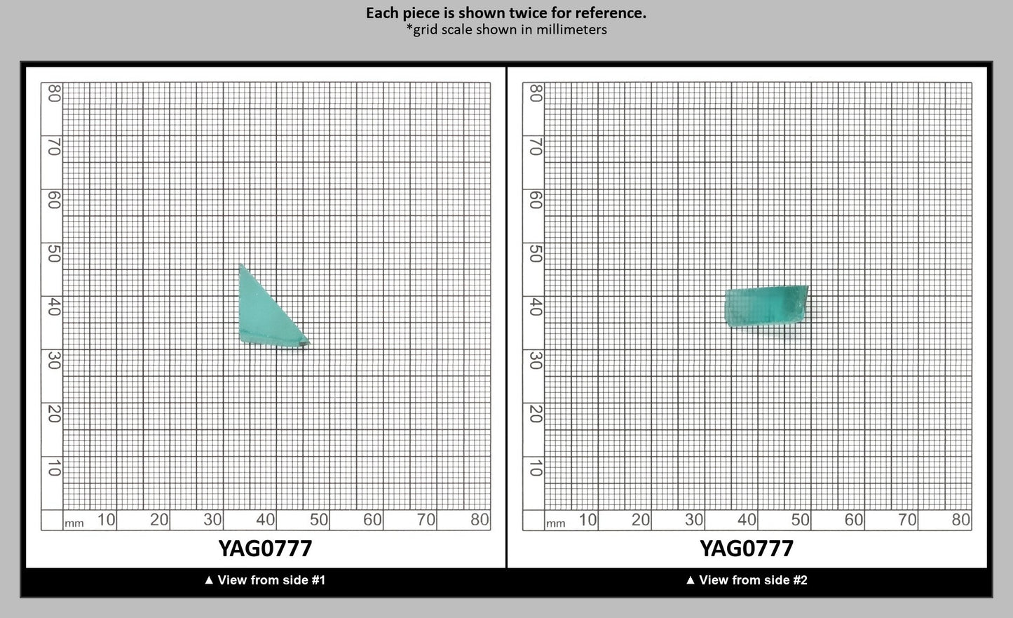 Paraiba Colored Garnet Yb:YAG Faceting Rough for Gem Cutting - Various Sizes : YAG0777