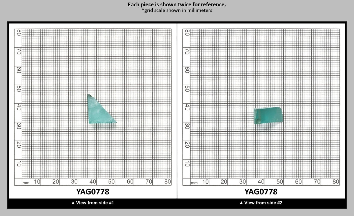 Paraiba Colored Garnet Yb:YAG Faceting Rough for Gem Cutting - Various Sizes : YAG0778
