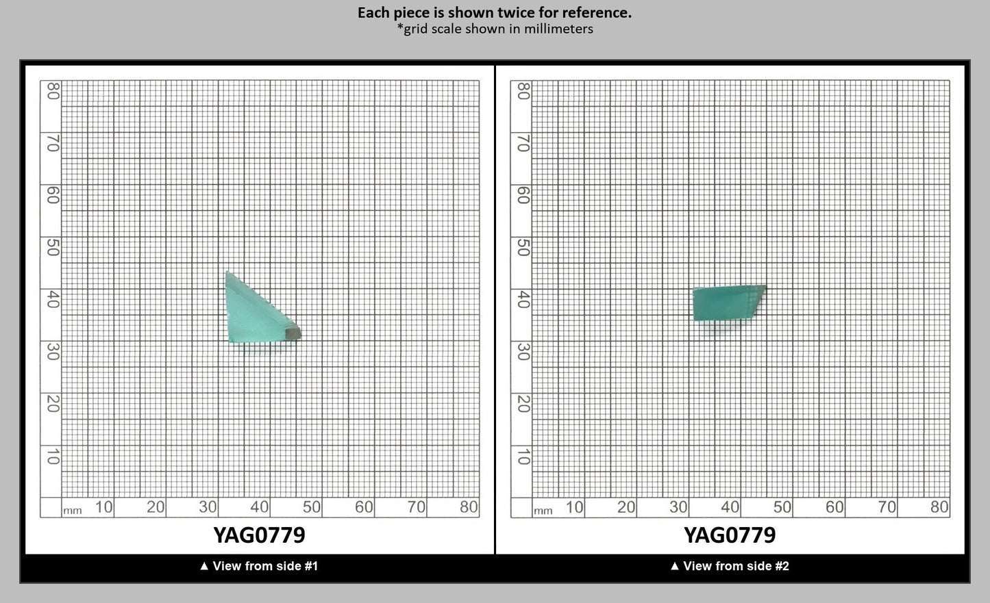 Paraiba Colored Garnet Yb:YAG Faceting Rough for Gem Cutting - Various Sizes : YAG0779