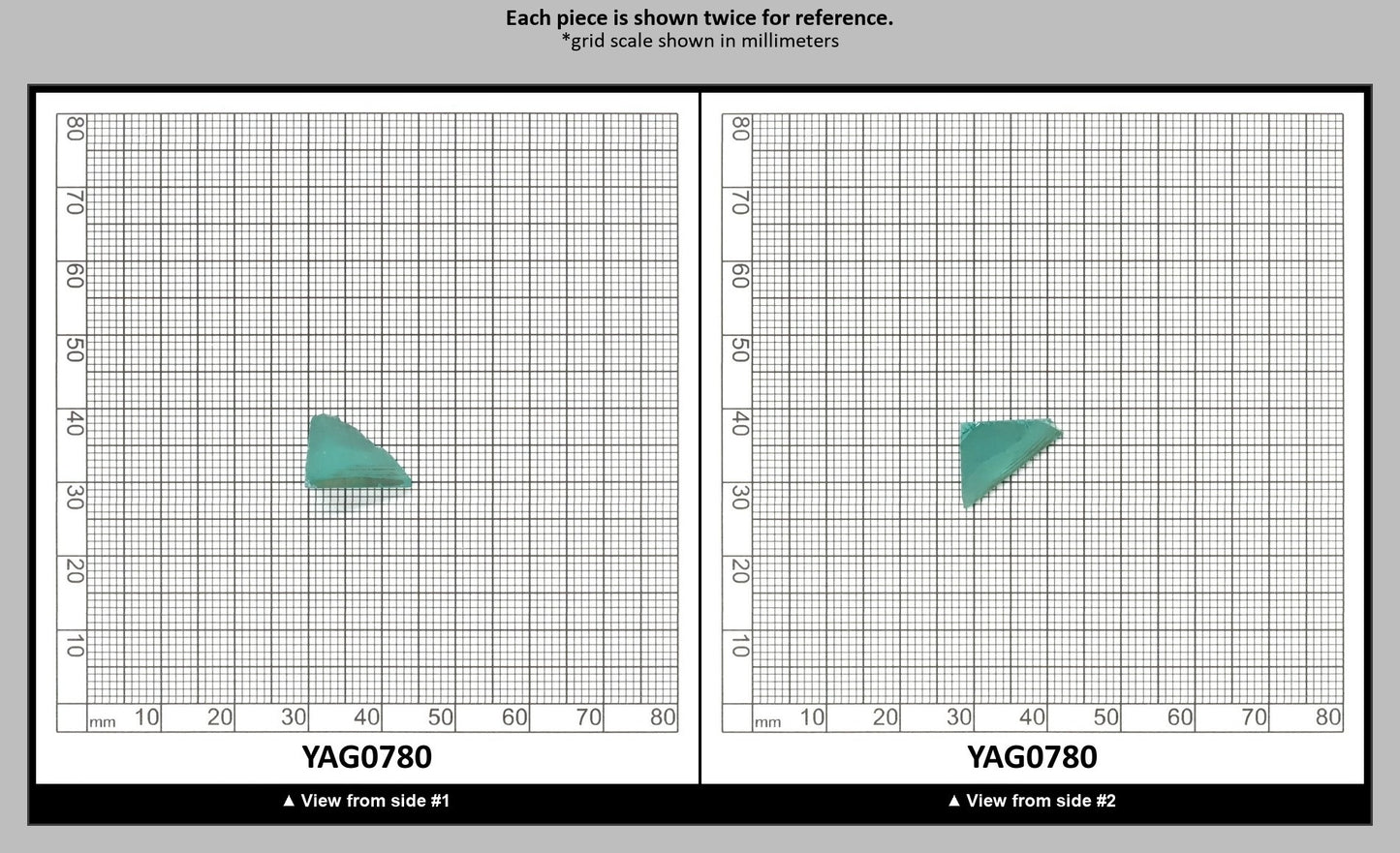 Paraiba Colored Garnet Yb:YAG Faceting Rough for Gem Cutting - Various Sizes : YAG0780