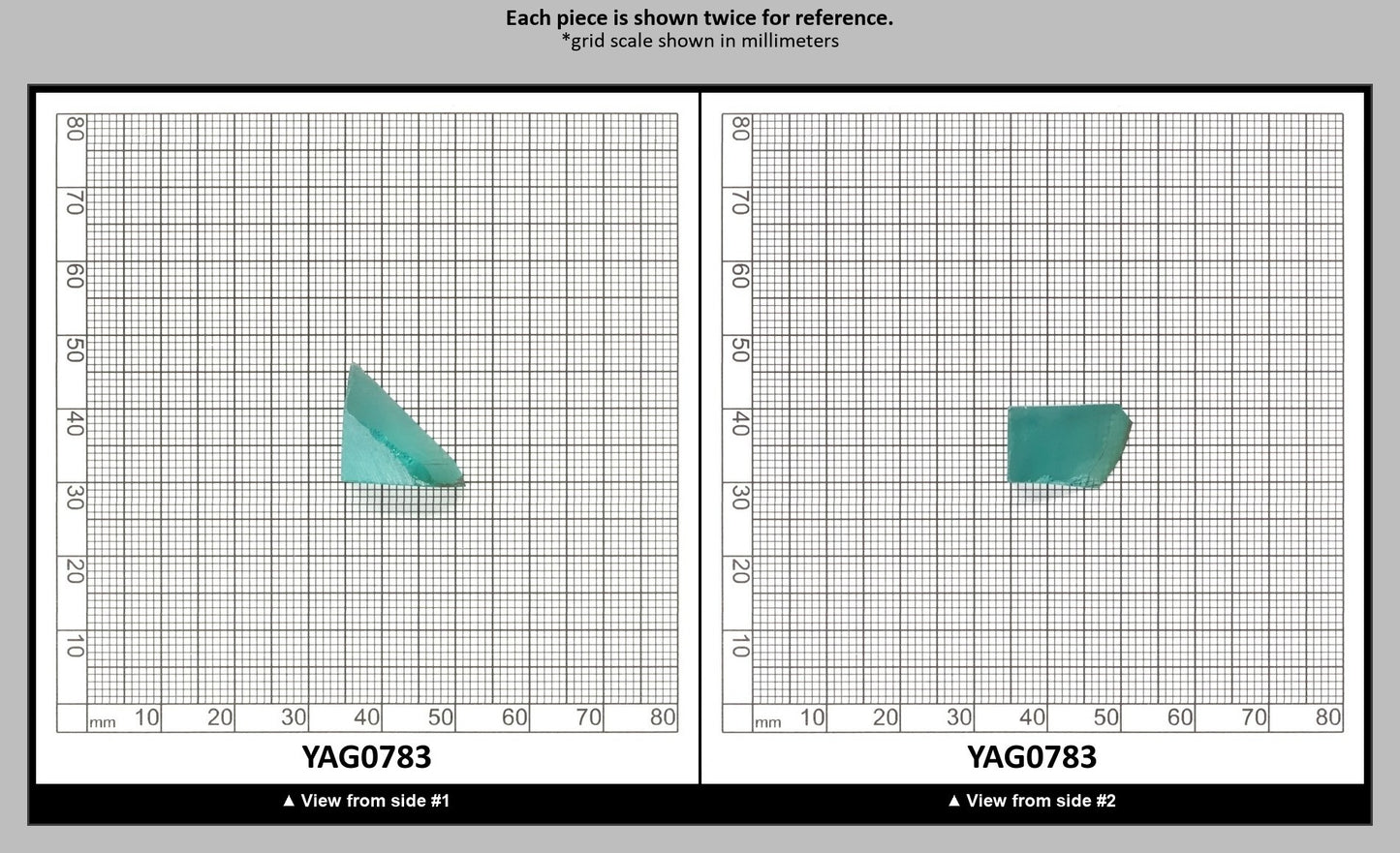 Paraiba Colored Garnet Yb:YAG Faceting Rough for Gem Cutting - Various Sizes : YAG0783