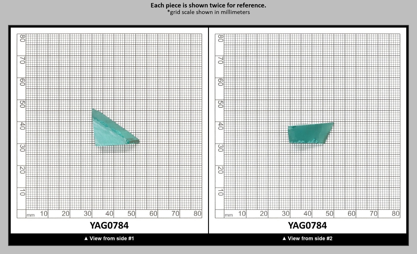 Paraiba Colored Garnet Yb:YAG Faceting Rough for Gem Cutting - Various Sizes : YAG0784