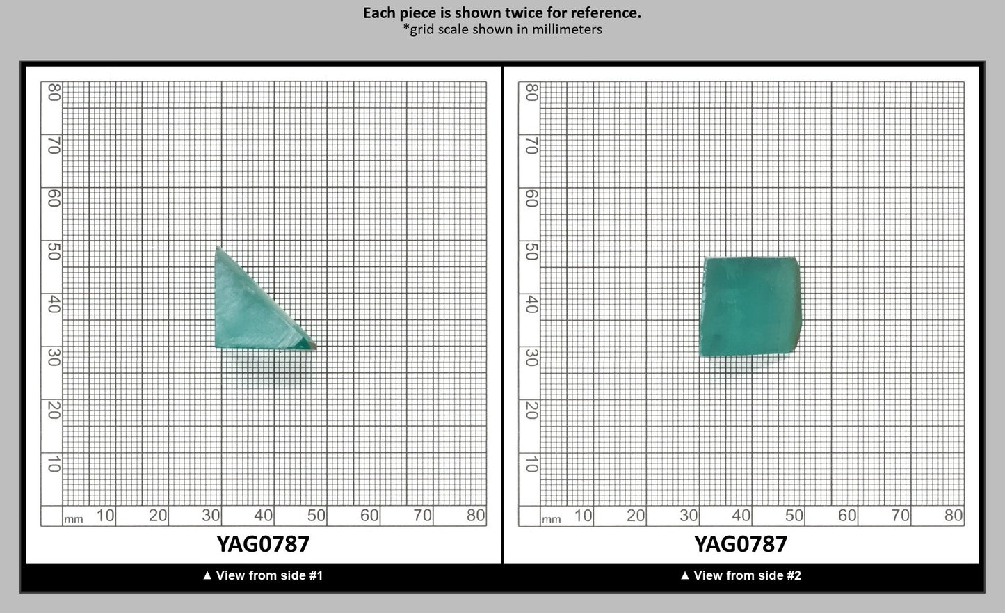 Paraiba Colored Garnet Yb:YAG Faceting Rough for Gem Cutting - Various Sizes : YAG0787