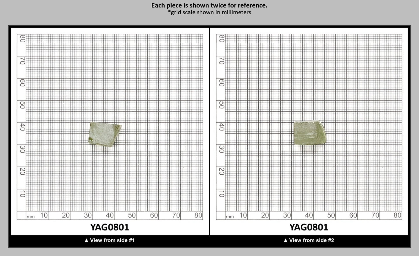 Christmas Garnet YAG Cr3+:YAG Faceting Rough for Gem Cutting - Various Sizes : YAG0801