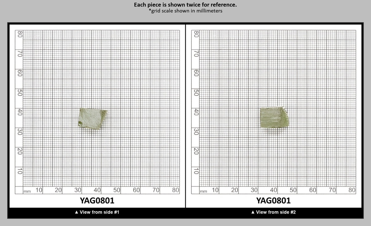 Christmas Garnet YAG Cr3+:YAG Faceting Rough for Gem Cutting - Various Sizes : YAG0801