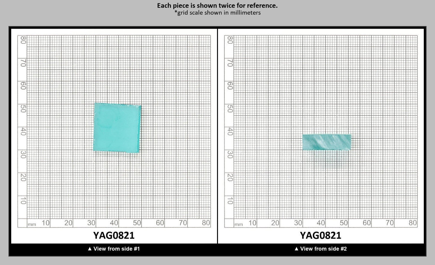 Paraiba YAG Polycrystalline (Ceramic) Faceting Rough : YAG0821
