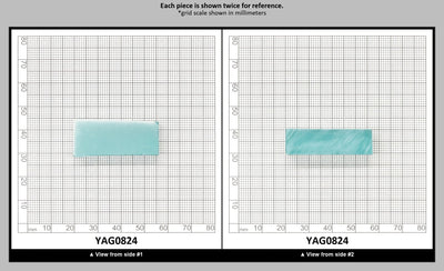 Paraiba YAG Polycrystalline (Ceramic) Faceting Rough : YAG0824