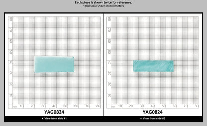 Paraiba YAG Polycrystalline (Ceramic) Faceting Rough : YAG0824