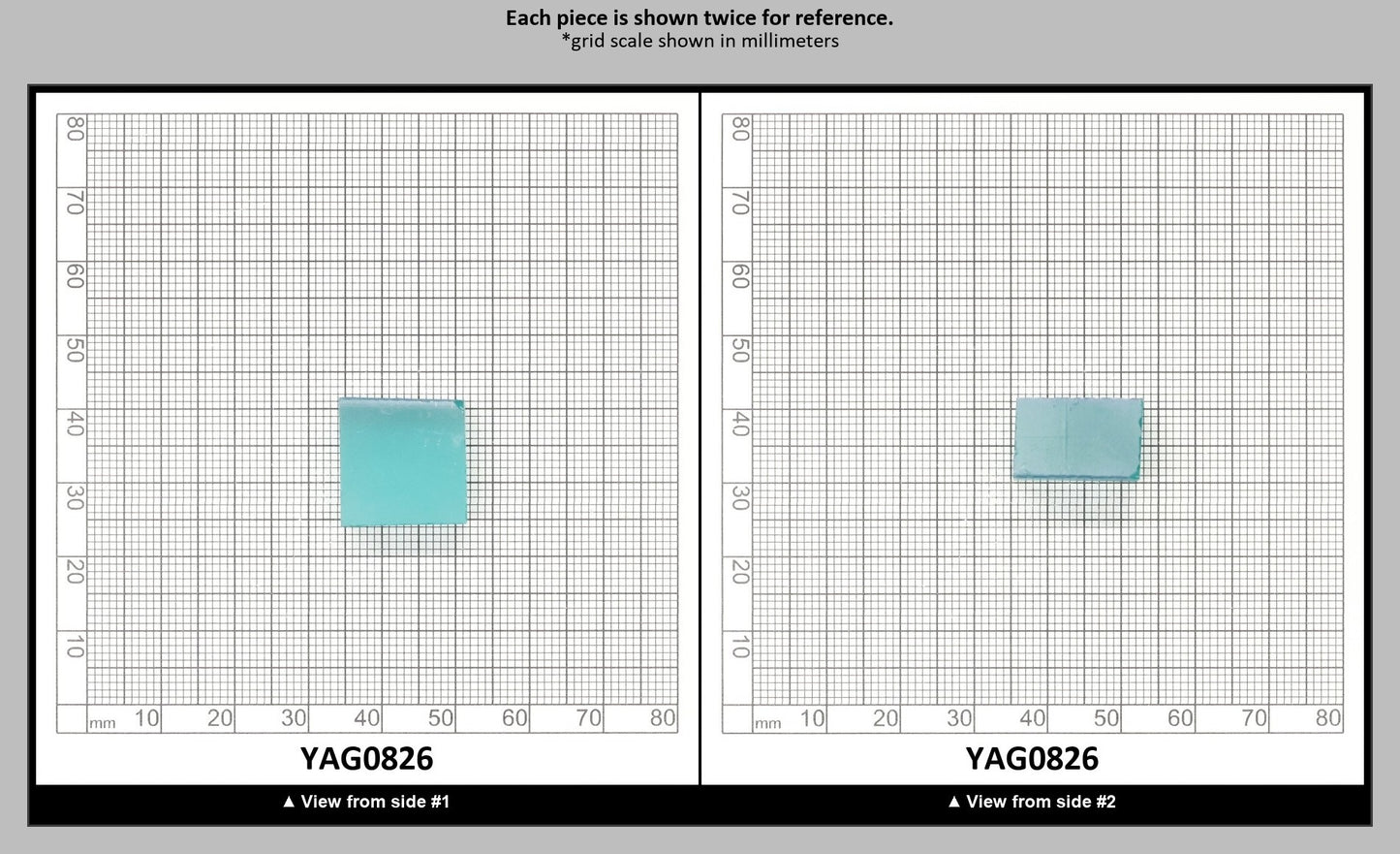 Paraiba YAG Polycrystalline (Ceramic) Faceting Rough : YAG0826