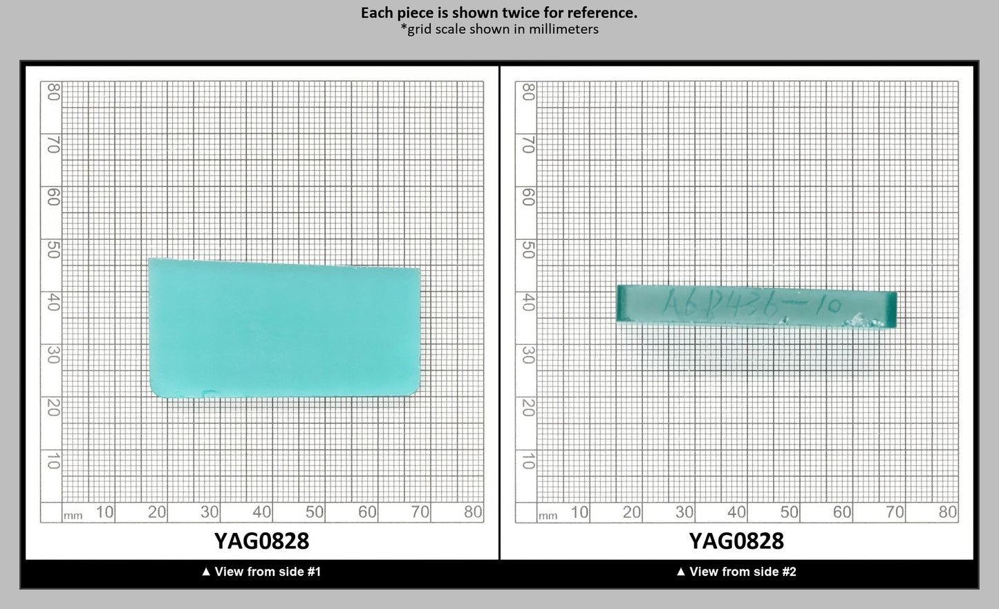 Paraiba YAG Polycrystalline (Ceramic) Faceting Rough : YAG0828