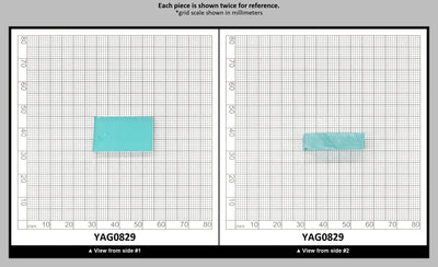 Paraiba YAG Polycrystalline (Ceramic) Faceting Rough : YAG0829