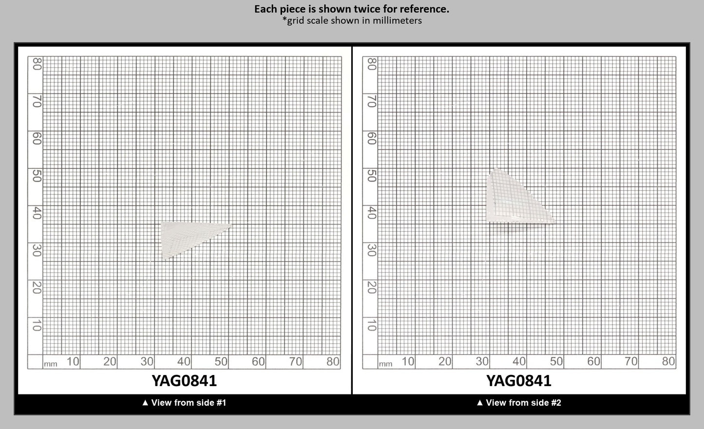 White YAG Faceting Rough for Gem Cutting - Various Sizes : YAG0841