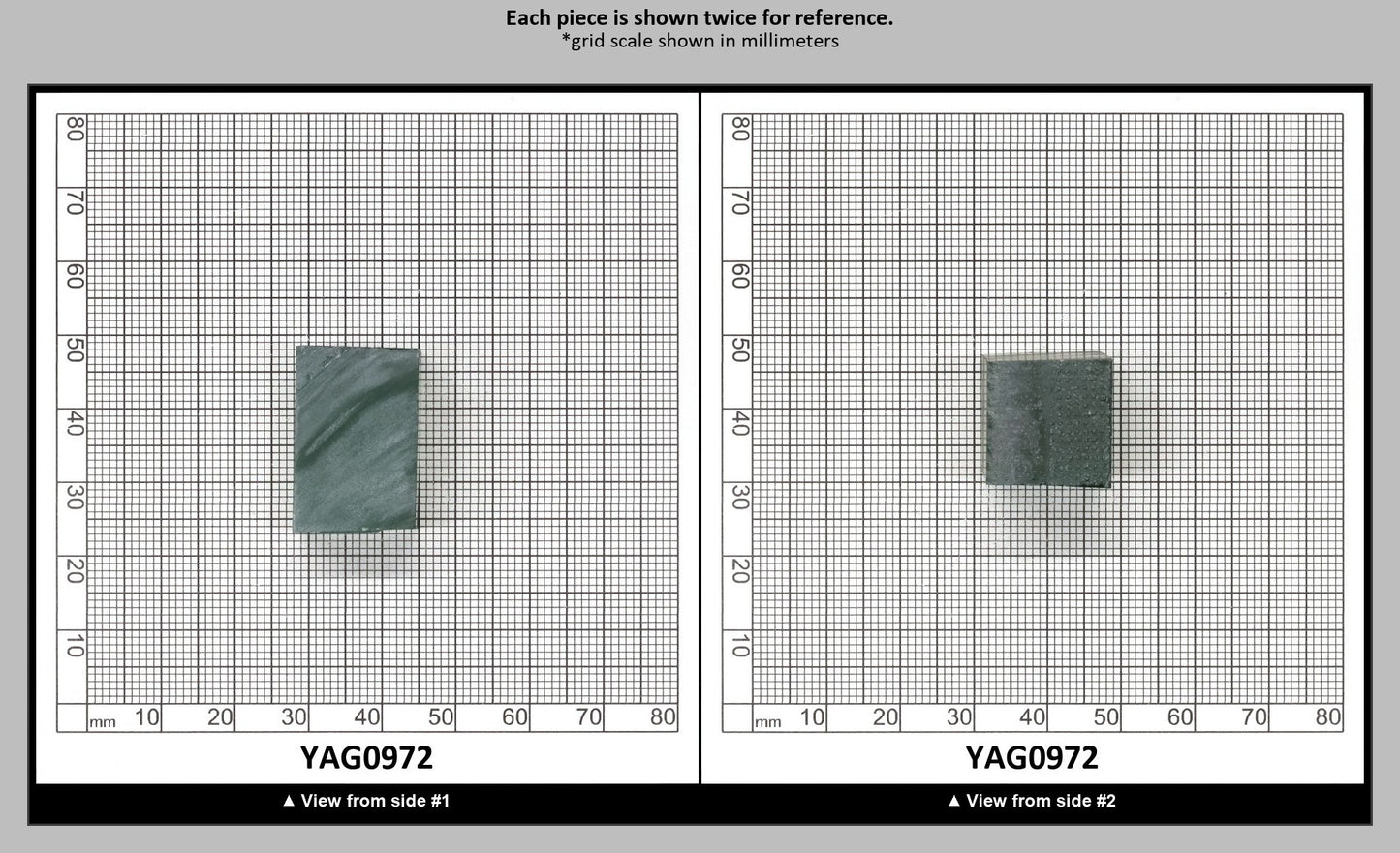 Green YAG (Ceramic) Faceting Rough for Gem Cutting - Various Sizes : YAG0972