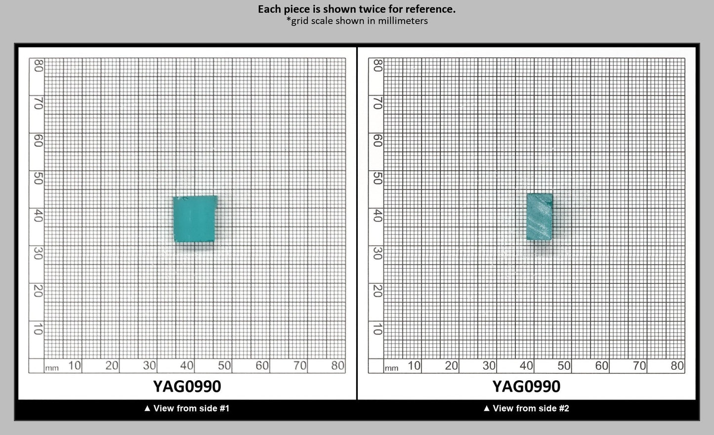 Paraiba YAG Polycrystalline (Ceramic) Faceting Rough : YAG0990