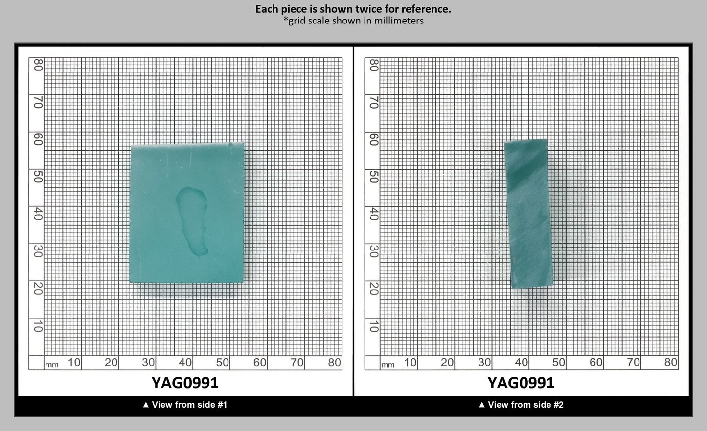 Paraiba YAG Polycrystalline (Ceramic) Faceting Rough : YAG0991